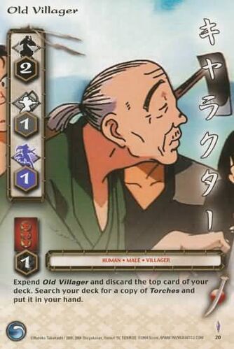 Old Villager InuYasha TCG