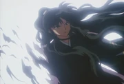 Naraku es herido por Kagome.