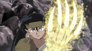 Koga wields Goraishi