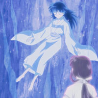 Rin Inuyasha Fandom Sesshomaru and senbonzakura kageyoshi from kuchiki byakuya on his back. rin inuyasha fandom