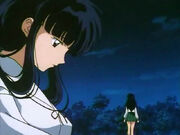 Kagome leaves kikyo