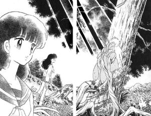 Kagome nhìn thấy Inuyasha manga