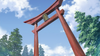 Higurashi shrine torii