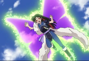 Setsuna's full demon form (with Dream Butterfly wings).