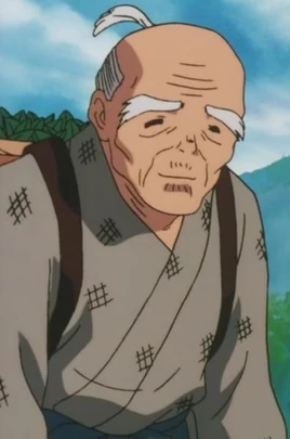 Village boy's grandfather