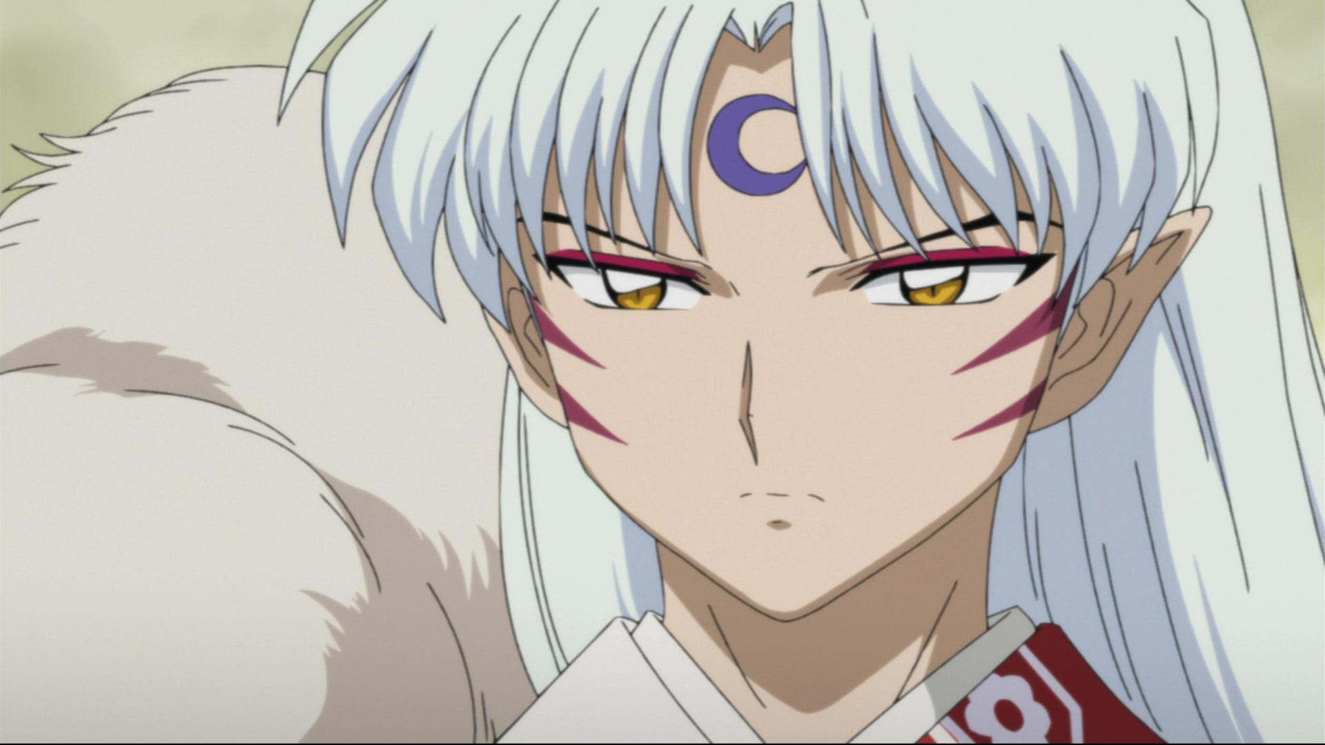 Image of Sesshomaru's hair from Inuyasha