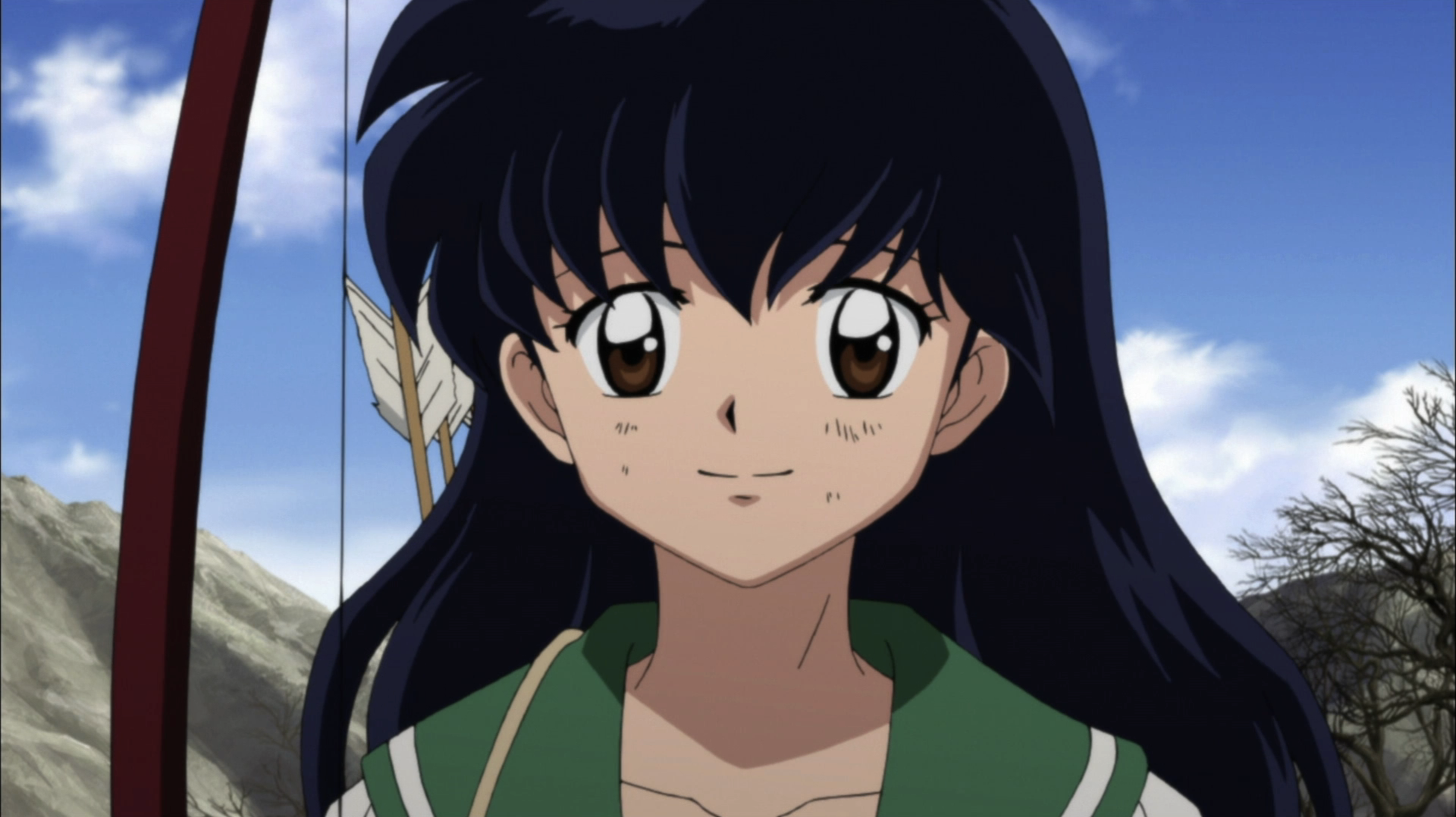 Shiori from inuyasha as an adult in the yashahime manga chapter 23