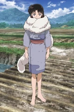 Setsuna's clothes before meeting Kaede.