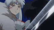 Sesshomaru se sorprende por la decisión de Rin