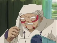 Mukotsu mostrando todos sus dientes