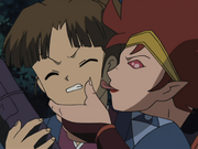 Suzaku licks Akitoki