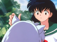 Kagome-Finds-Inuyasha-For-The-First-Time