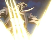 Derrotado por el Viento cortante de Inuyasha