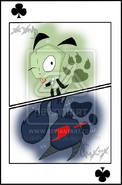 Invader zim card 3 by redechidna