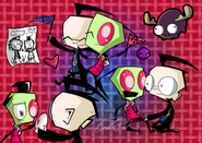 Zim and dib friends by irken invaderzim-d495uhd