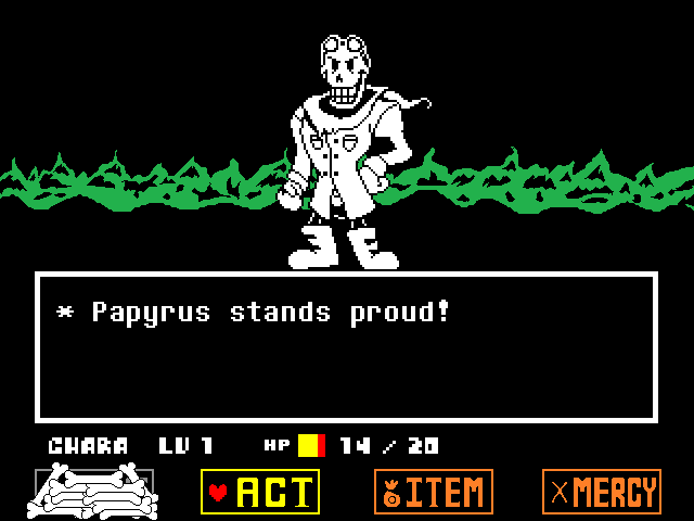 The Great Papyrus Incredibly Cool Battle Song Also Known As Bonetrousle Inverted Fate Wiki Fandom - sans and papyrus song roblox id