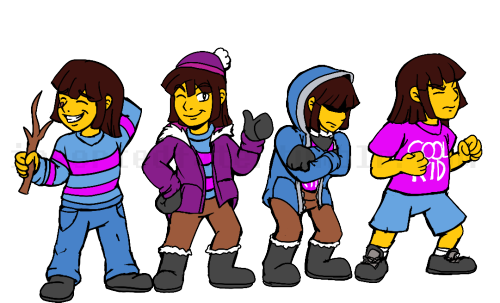 Undertale: Flowey, Meet Frisk, Sans, Flowey, and Mettaton! …