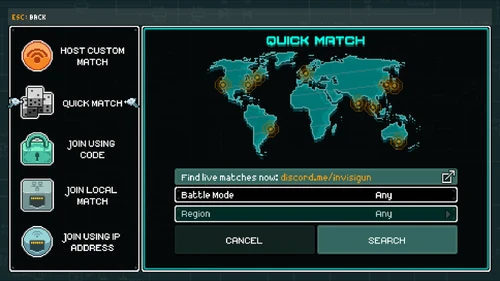 Joining a Public Match