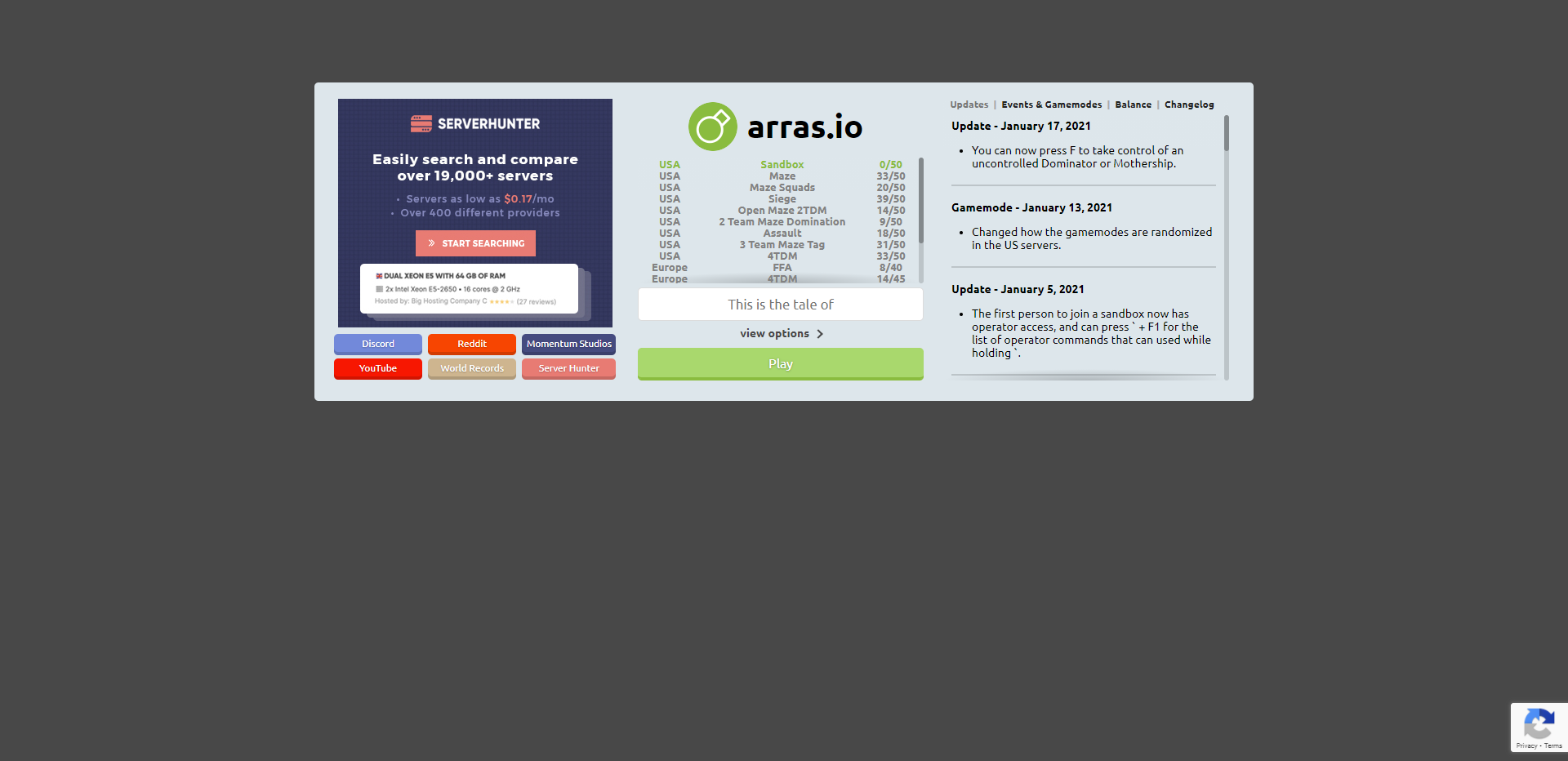 arras.io Septa-Trapper in Sandbox + over 800k score @jagozinga3028