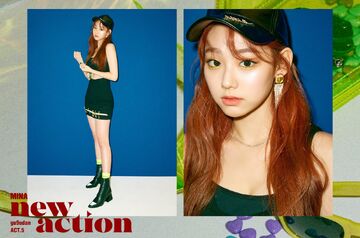 gugudan I.O.I ミナ　公式トレカ　事前収録　サノク　⑥ izna ジミン sign サノク 事前収録 トレカ 3週目の通販 by のん