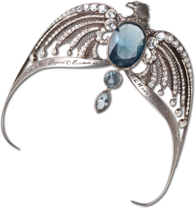 Rowena Ravenclaw Diadem (Harry Potter) Crystal Accent Metal