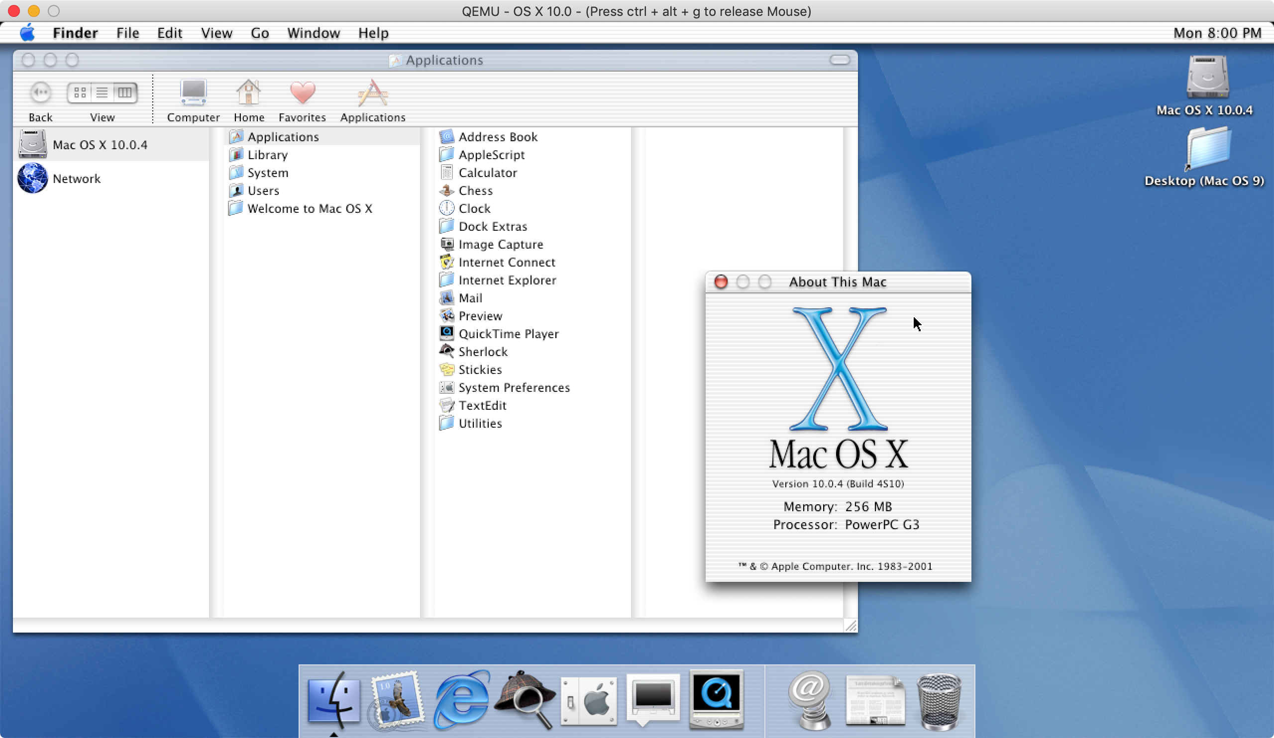 internet explorer for mac os x 10.9