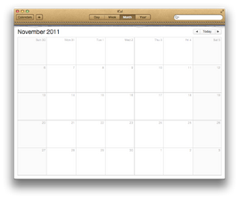 ICal 4.0 OS X 1