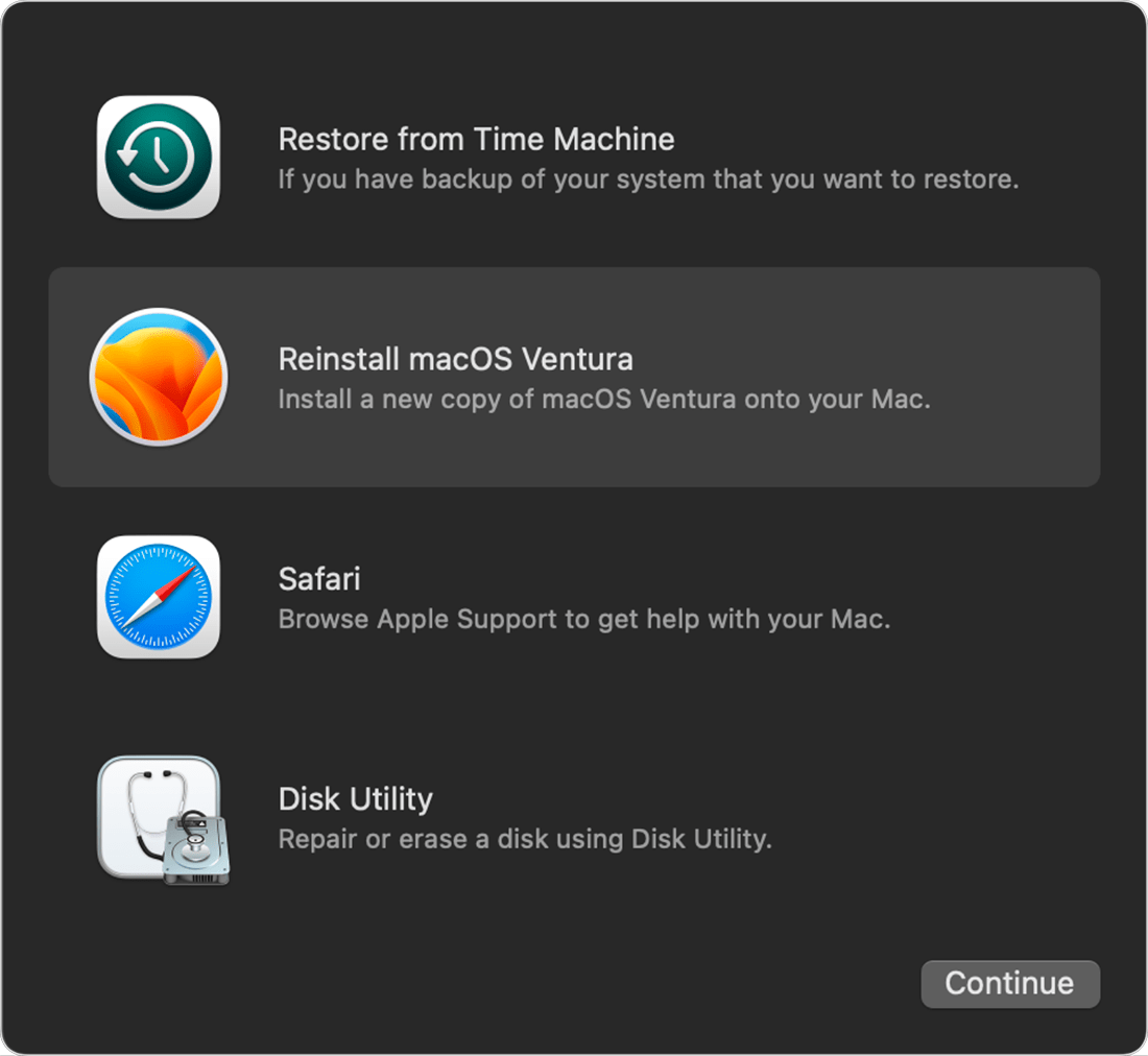 macOS Recovery  Technology Support Services