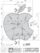 Apple logo proportions