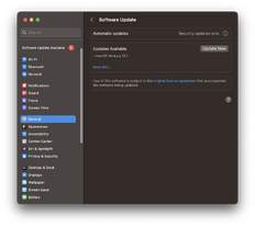 MacOS 13.1 update