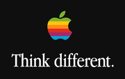 Apple logo Think Different