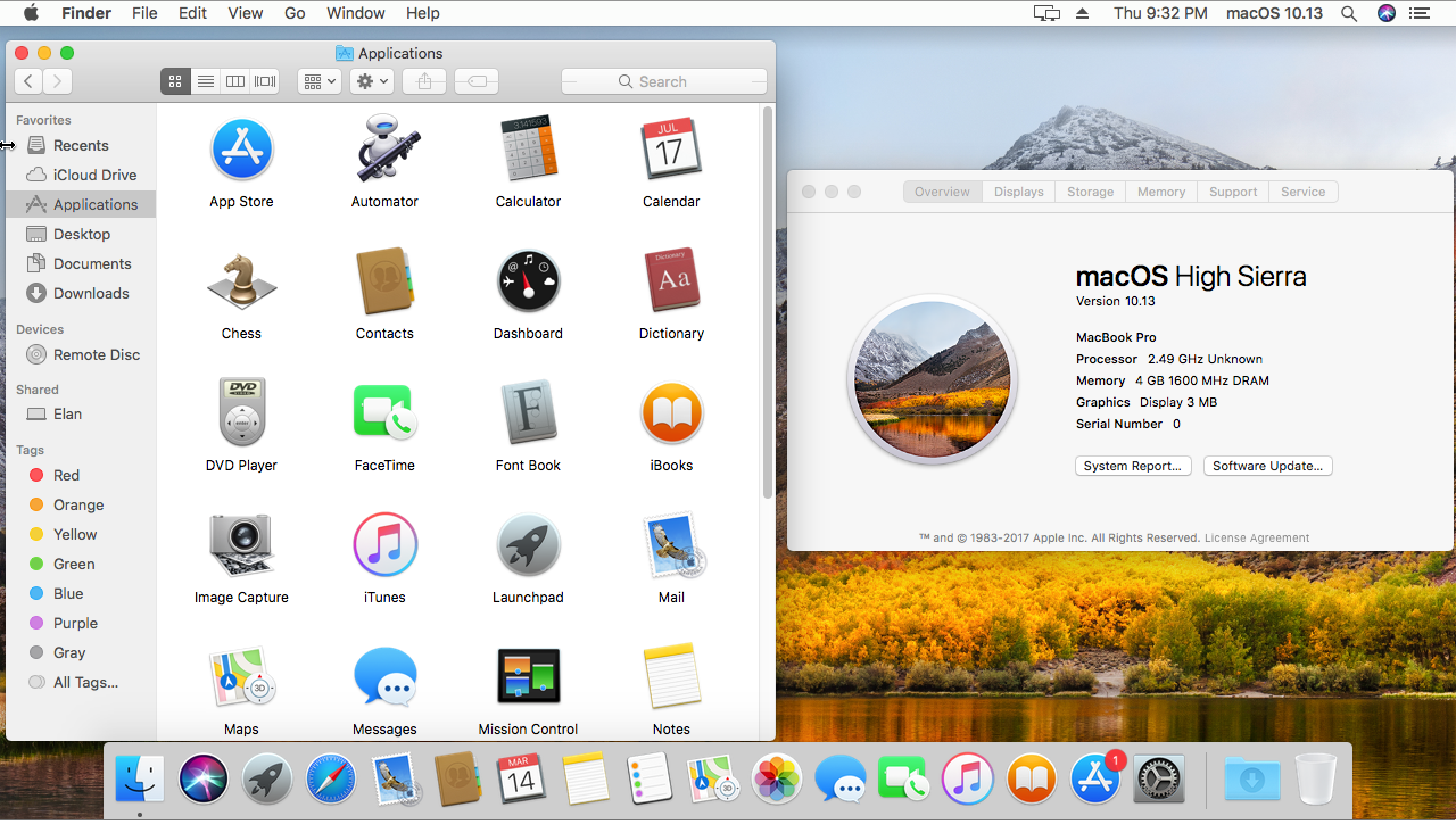 Iphoto High Sierra