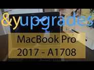 Macbook Pro 2017 SSD Upgrade - A1708