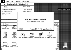 1986 Mac System Software 0.7 (3.0-5.1)