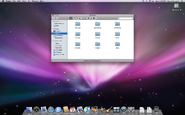 Mac OS X 10.5 Leopard desktop