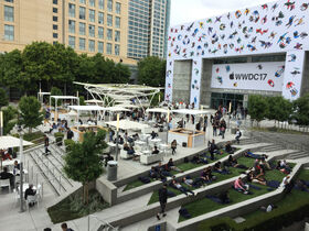 WWDC 2017 San Jose McEnery Convention Center plaza