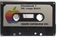 Apple Checkbook 1 cassette