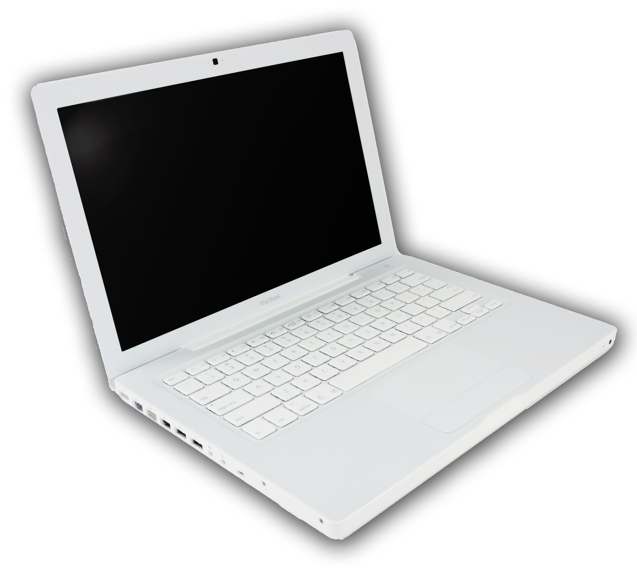 apple laptop white