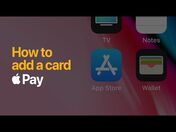 Apple Pay — How to add a card on iPhone