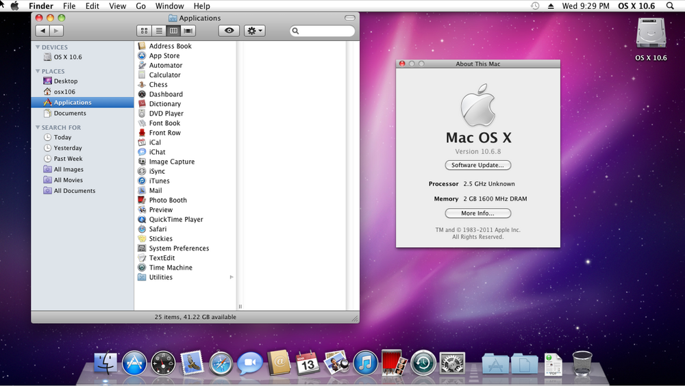  MacOS X 10.6 Snow Leopard, 2009