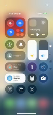 Control Center iOS 18