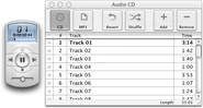 Music Player Mac OS X Public Beta