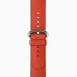 Red Classic Buckle Band