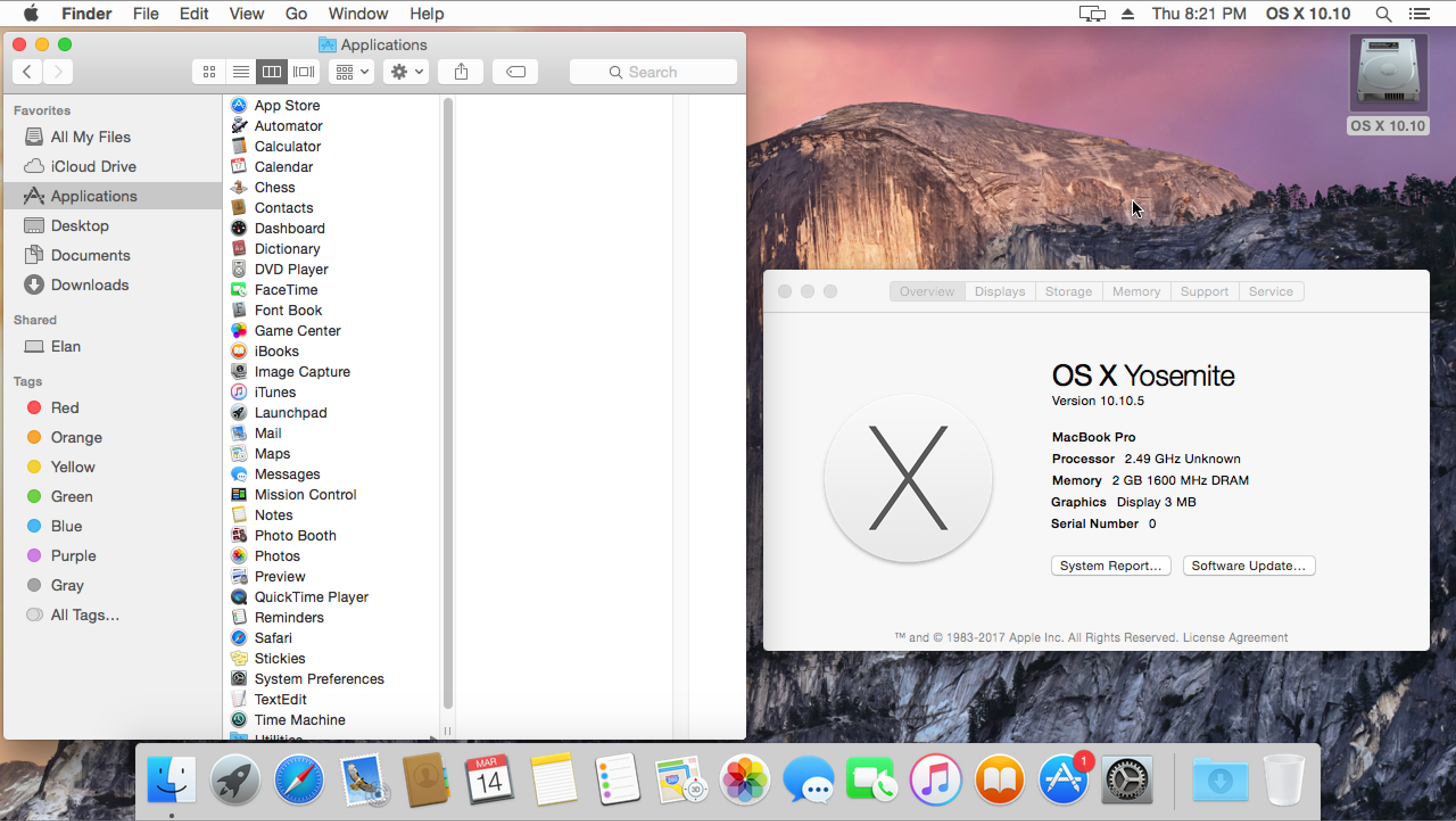 macbook software update mac os 10.11.6