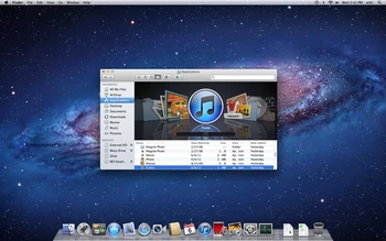 A screenshot of Mac OS X Lion with Finder open.
