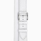 Blanc Hermes Double Strap Band