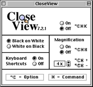 Close View in Mac OS 8