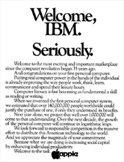 Welcome, IBM. Seriously