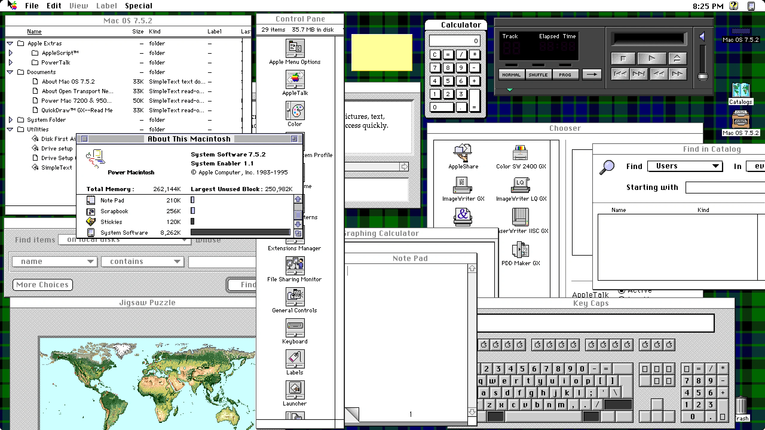 1995年にApple社が「Mac OS 7.5 Mac OS 7.5.2 | Apple Wiki | Fandom