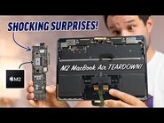 M2 MacBook Air Teardown- Apple's SECRET Revealed (& SSD)